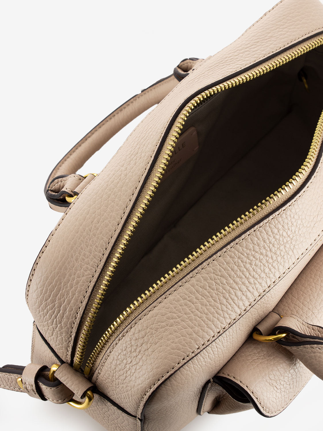 Borsa a tracolla in pelle rosa