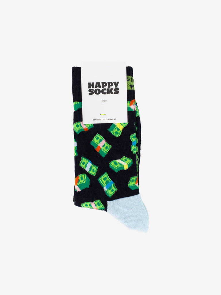 HAPPY SOCKS - Calzini money money nero / verde