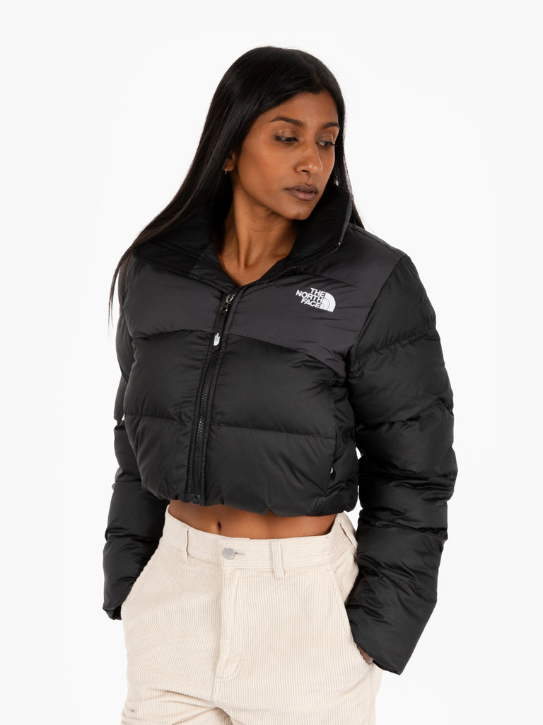 THE NORTH FACE - Piumino cropped Saikuru tnf black / asphalt grey