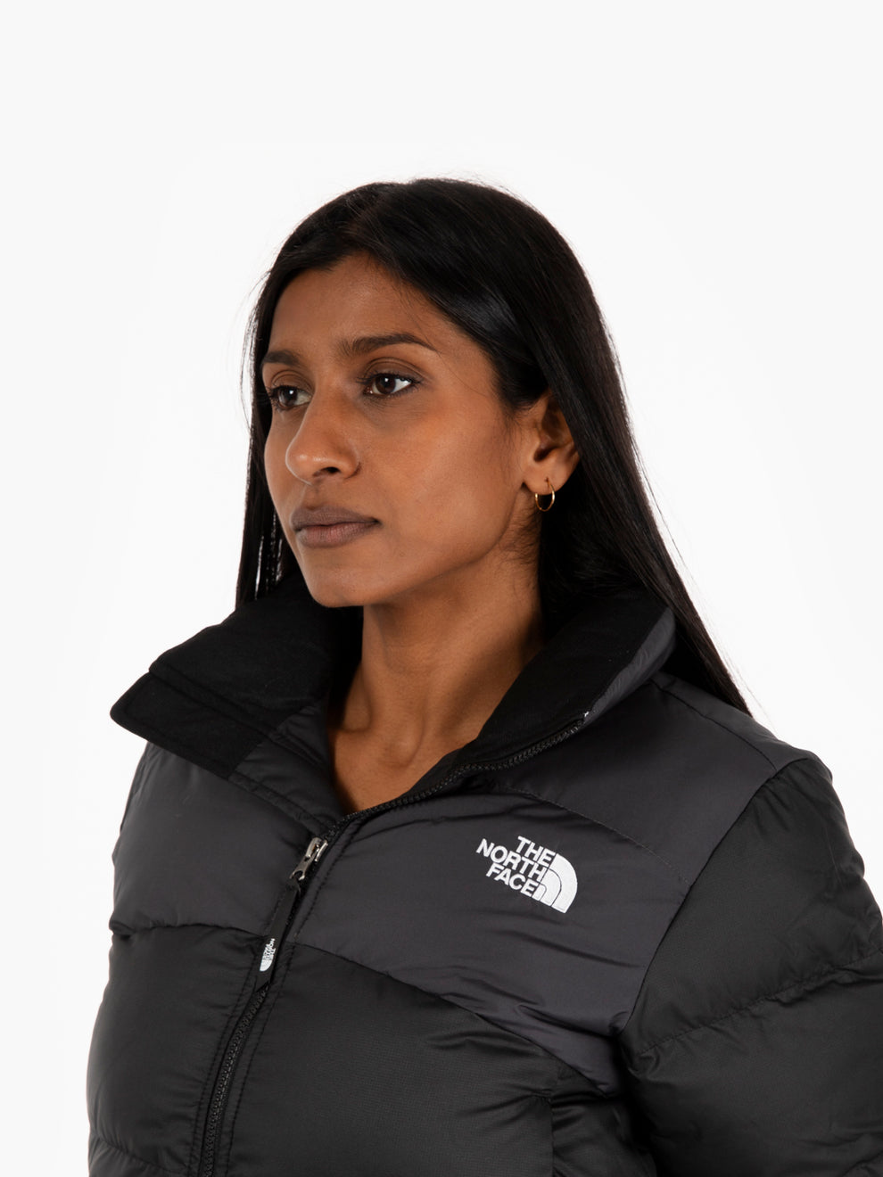 Piumino cropped Saikuru tnf black / asphalt grey