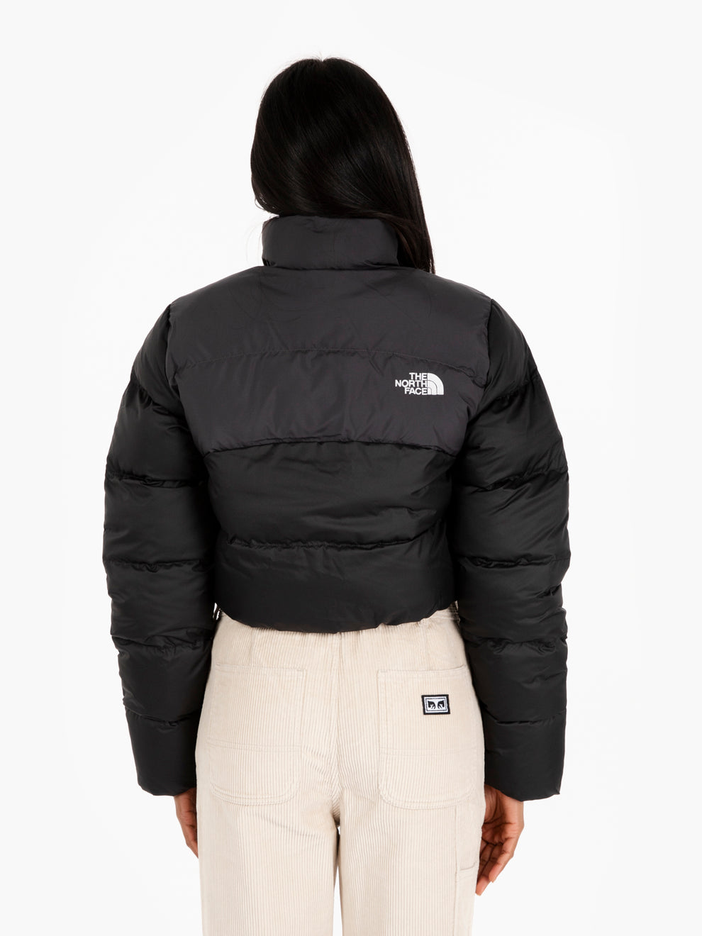 Piumino cropped Saikuru tnf black / asphalt grey