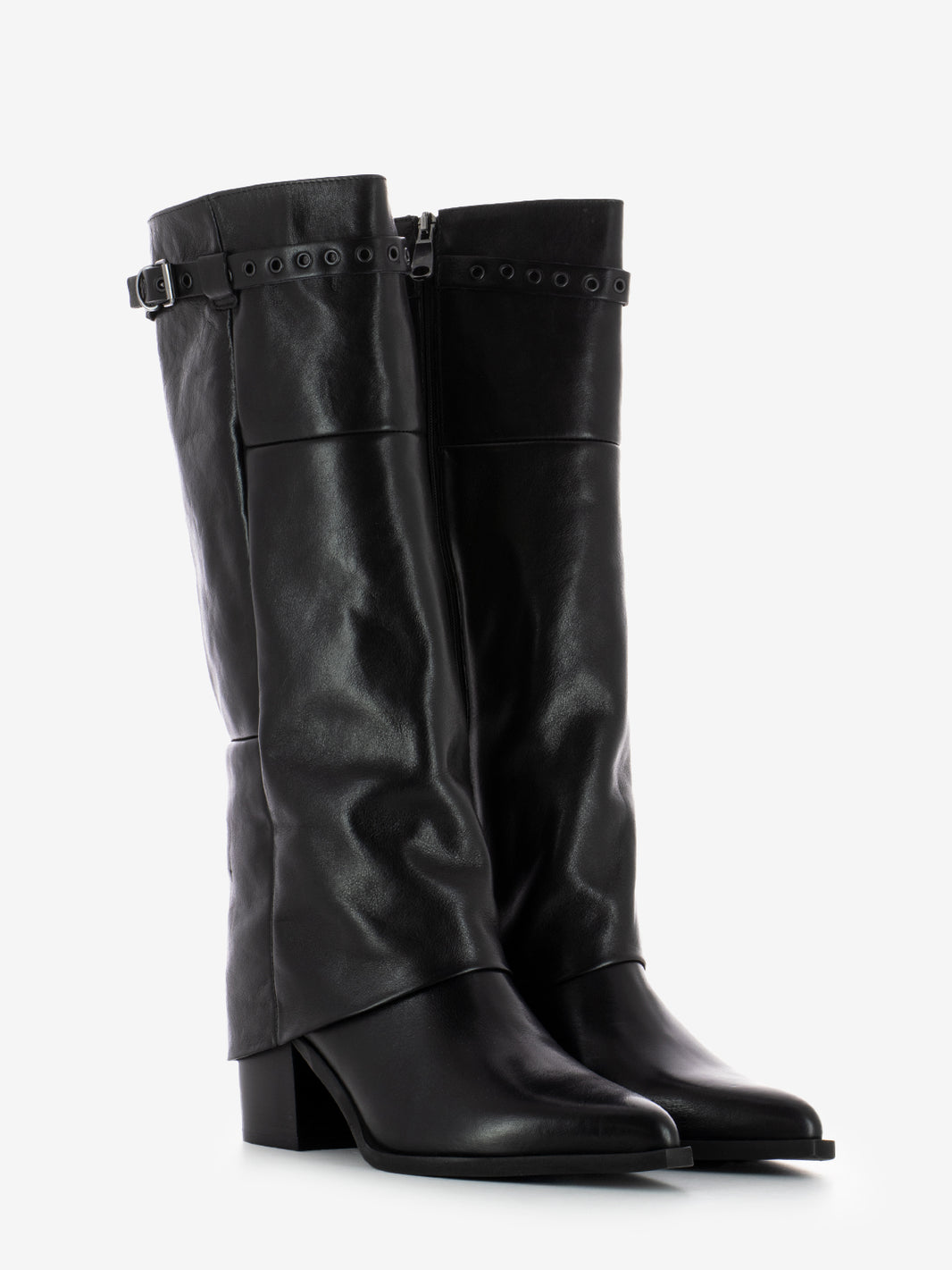 Stivale Dakota con fibbia nero