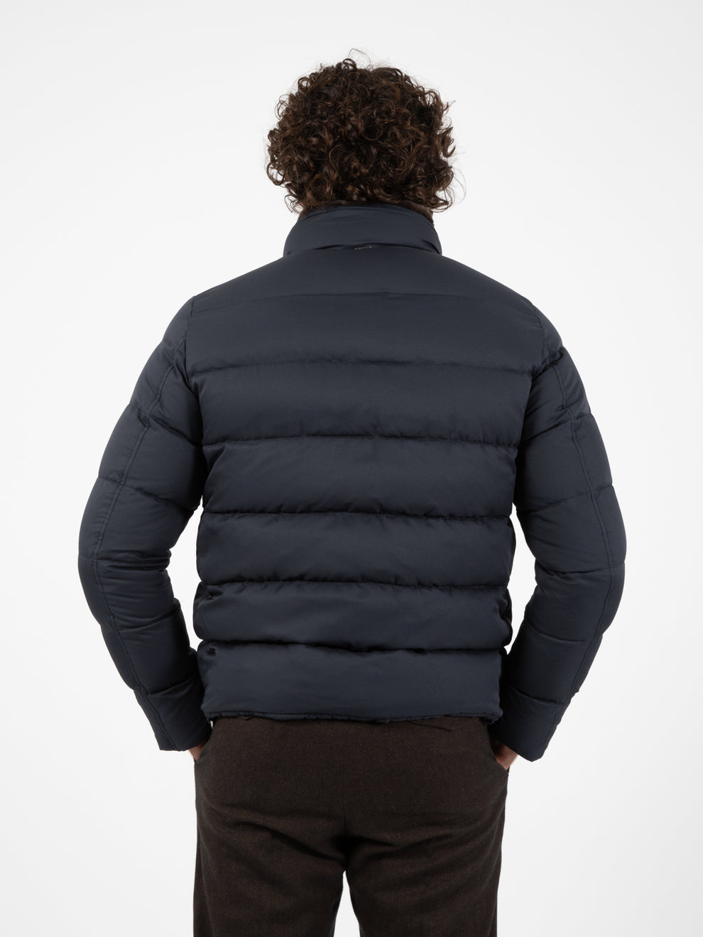 Blue Norfolk Wool Bomber