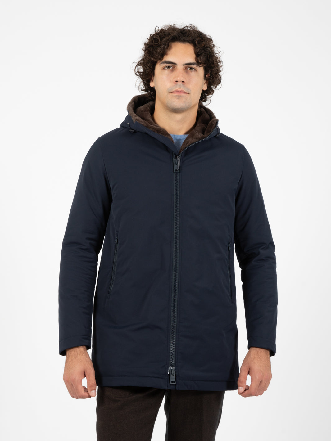 Navy Faux Fur Inner Keystone Parka