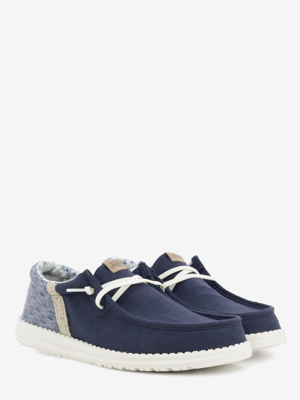 Wally Funk Summer Stitch navy blazer / multi
