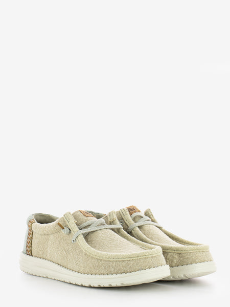 Wally jute stone grey / iceberg green