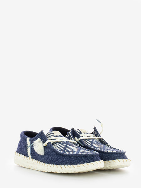 Wendy funk coastal jute navy blazer