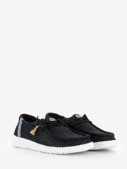 HEY DUDE - Wendy perf canvas black
