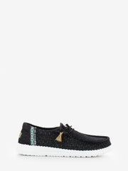 HEY DUDE - Wendy perf canvas black