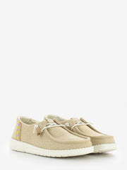 HEY DUDE - Wendy perf canvas Irish cream