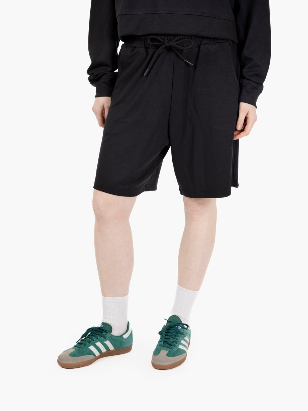 Bermuda in modal con elastico nero