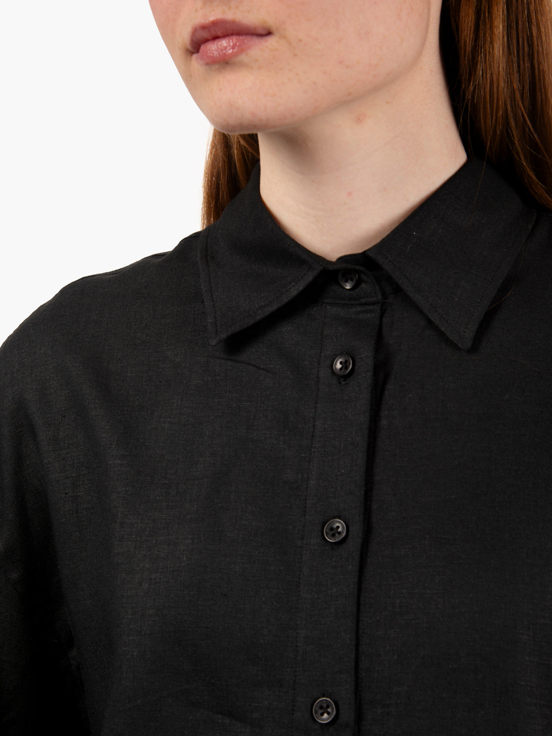 Camicia a maniche corte nero