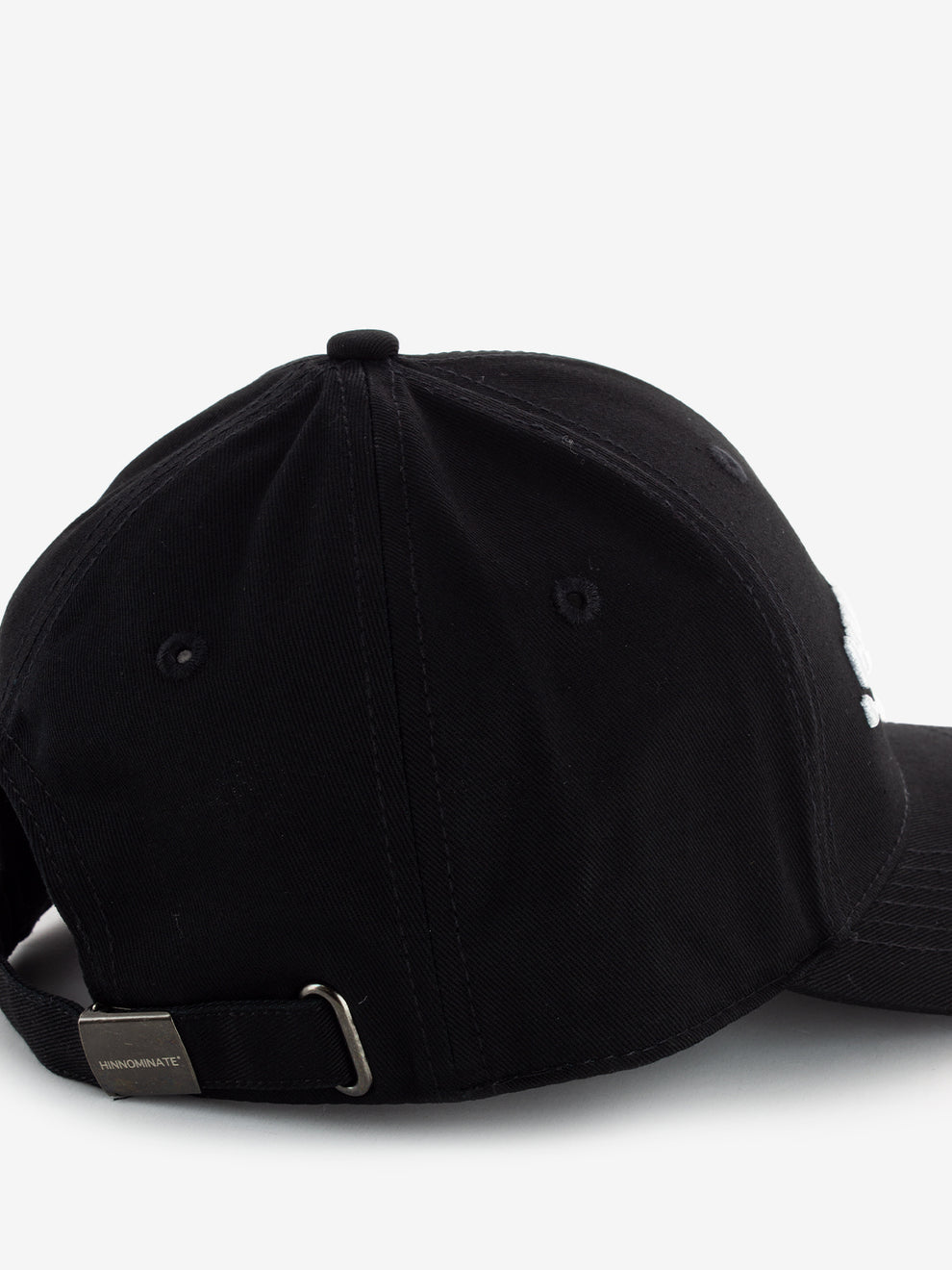 Black embroidered logo cap