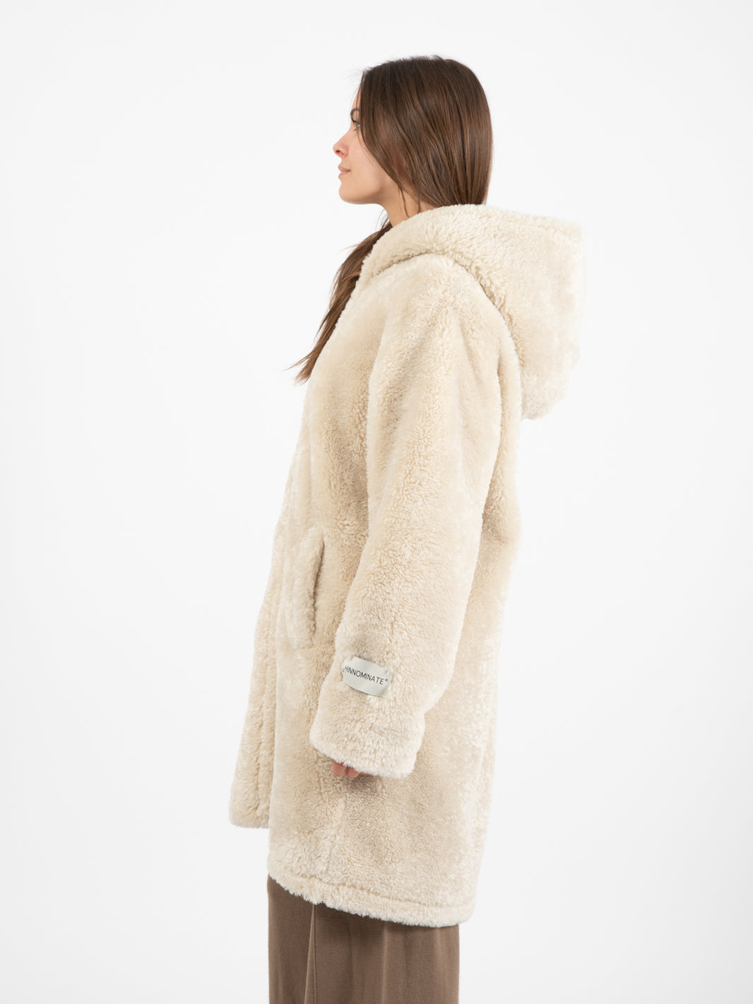 Teddy eco fur with butter hood