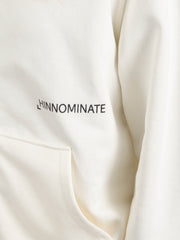 HINNOMINATE - Felpa con zip off white