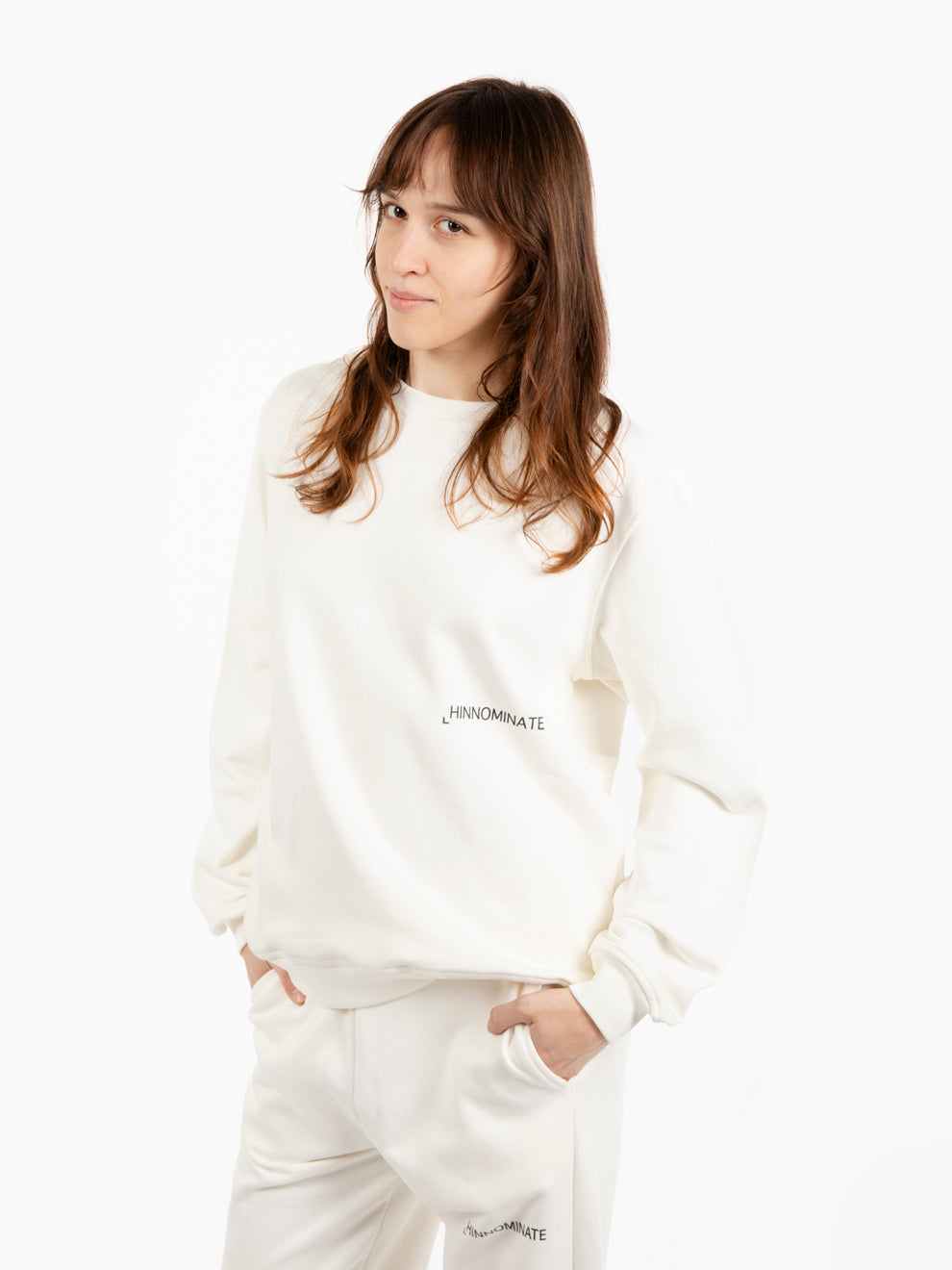 Off white cotton sweatshirt