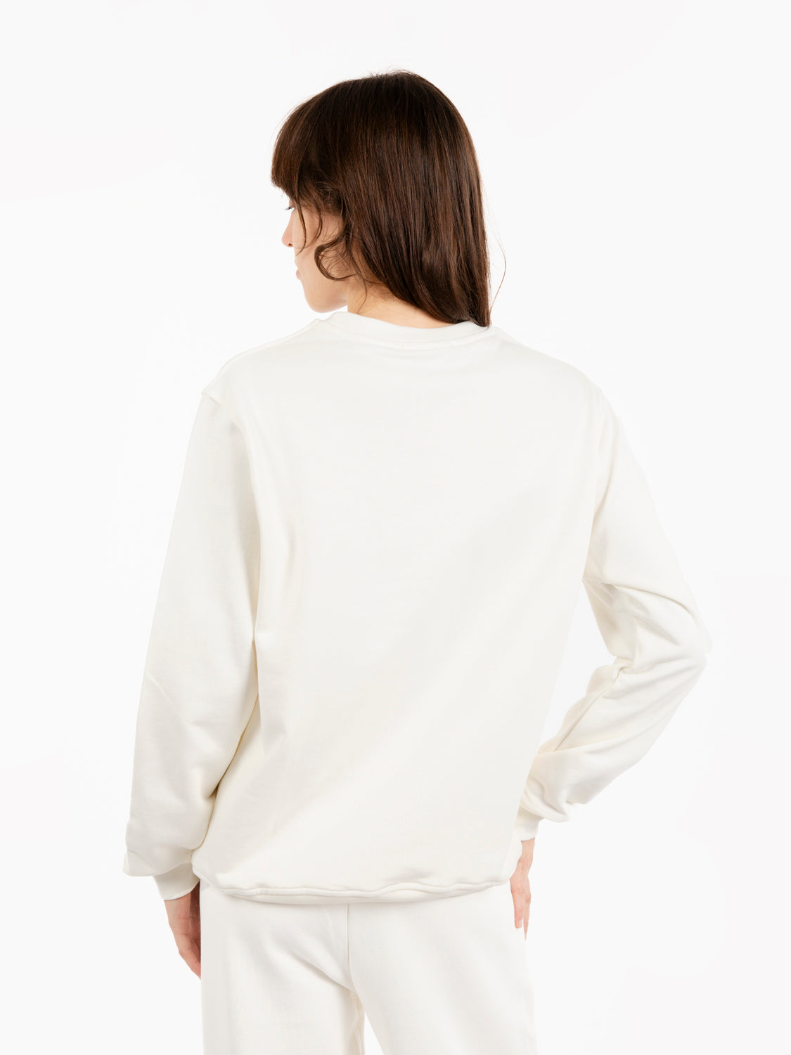 Off white cotton sweatshirt