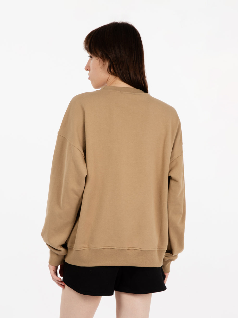 Felpa oversize girocollo cortez