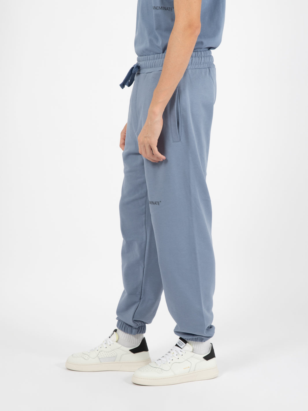 Joggers in felpa avio