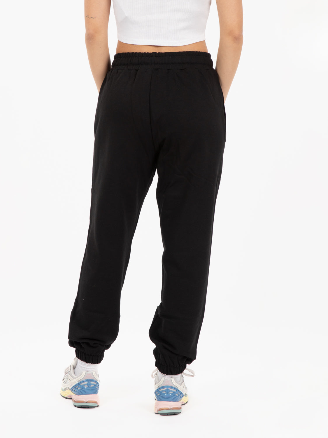 Joggers in felpa nero