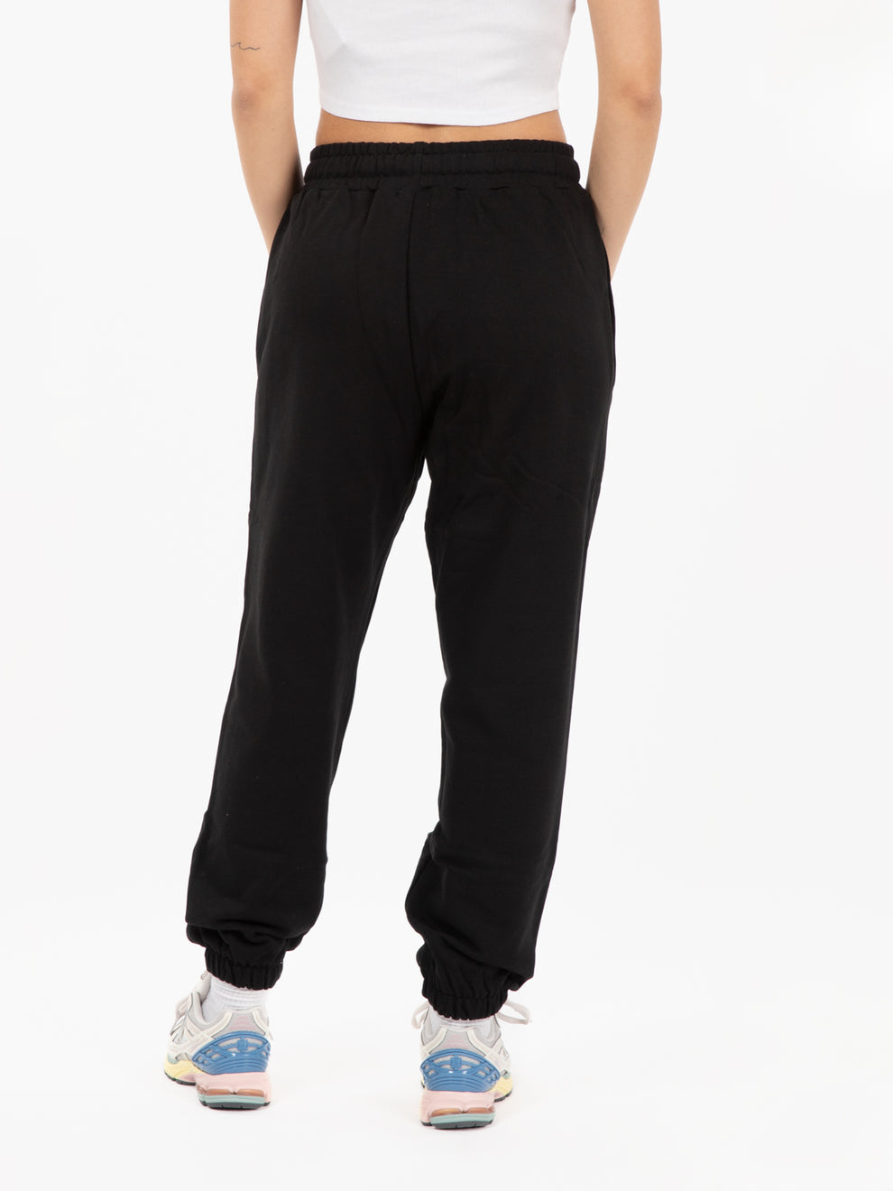 Joggers in felpa nero