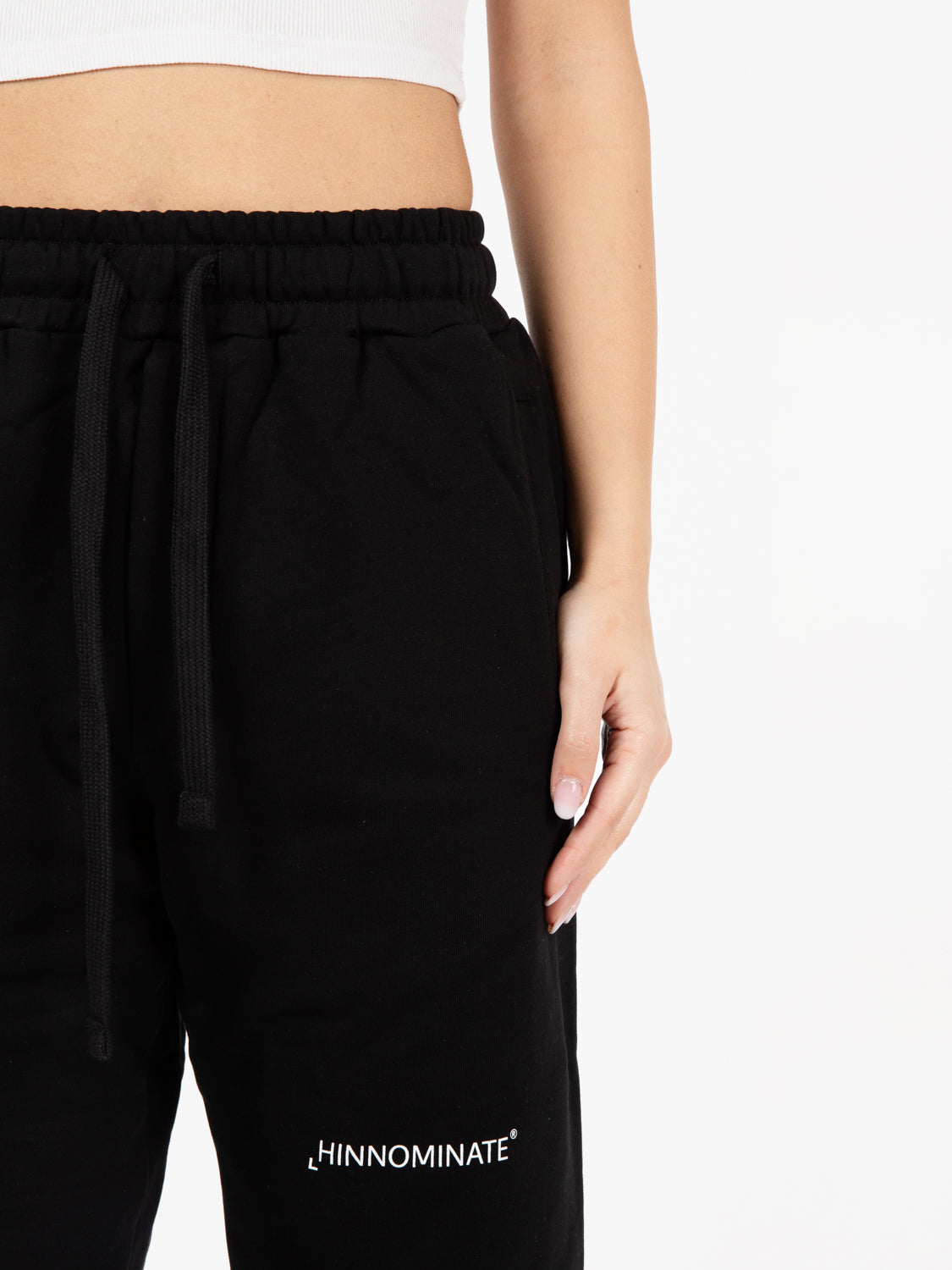 Joggers in felpa nero