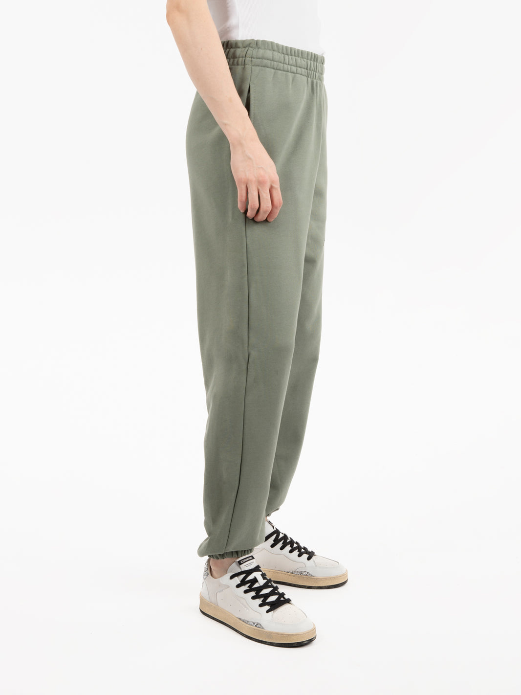 Pantalone in felpa salvia