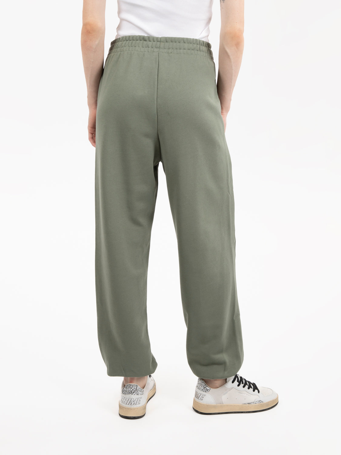 Pantalone in felpa salvia