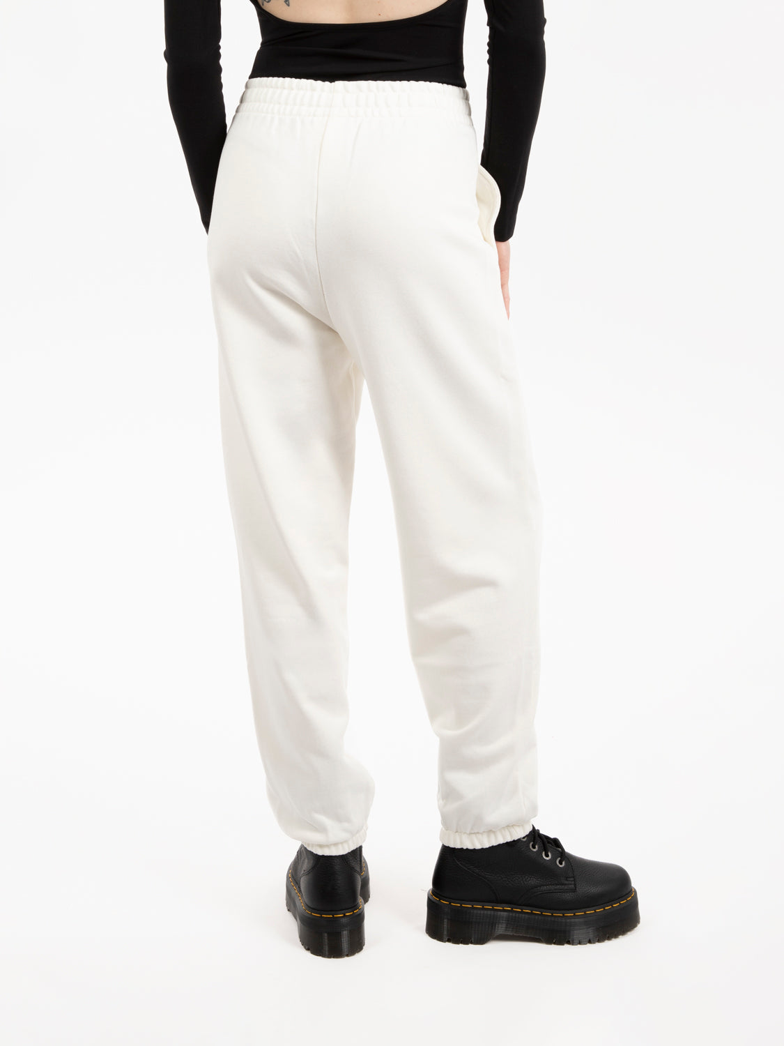 Pantaloni in felpa off white