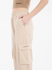 HINNOMINATE - Pantaloni jogger tasche beige sand