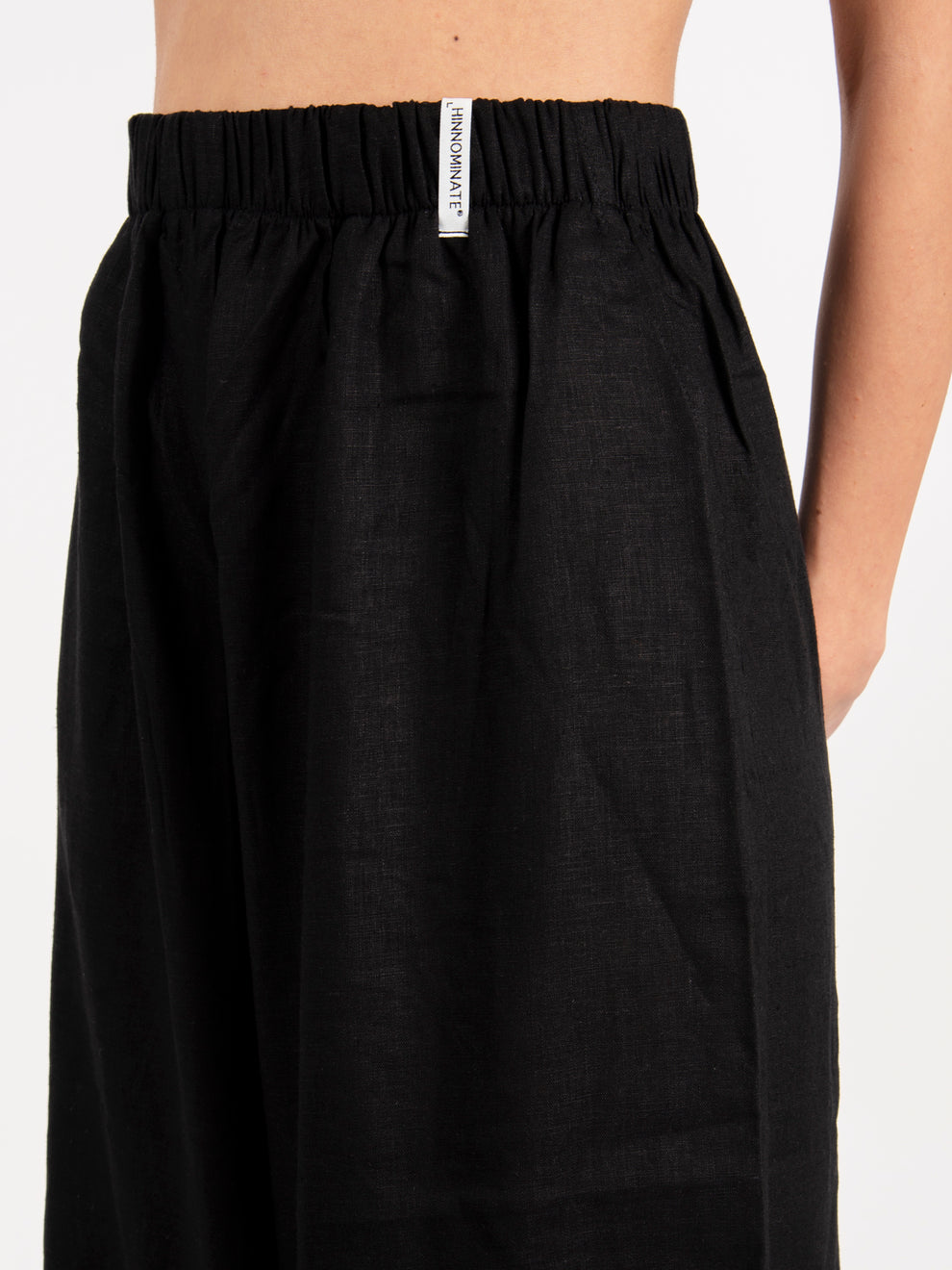 Pantaloni larghi Mappamondo neri
