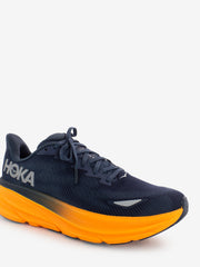 HOKA ONE ONE - M Clifton 9 GTX stormy skies / orange zest