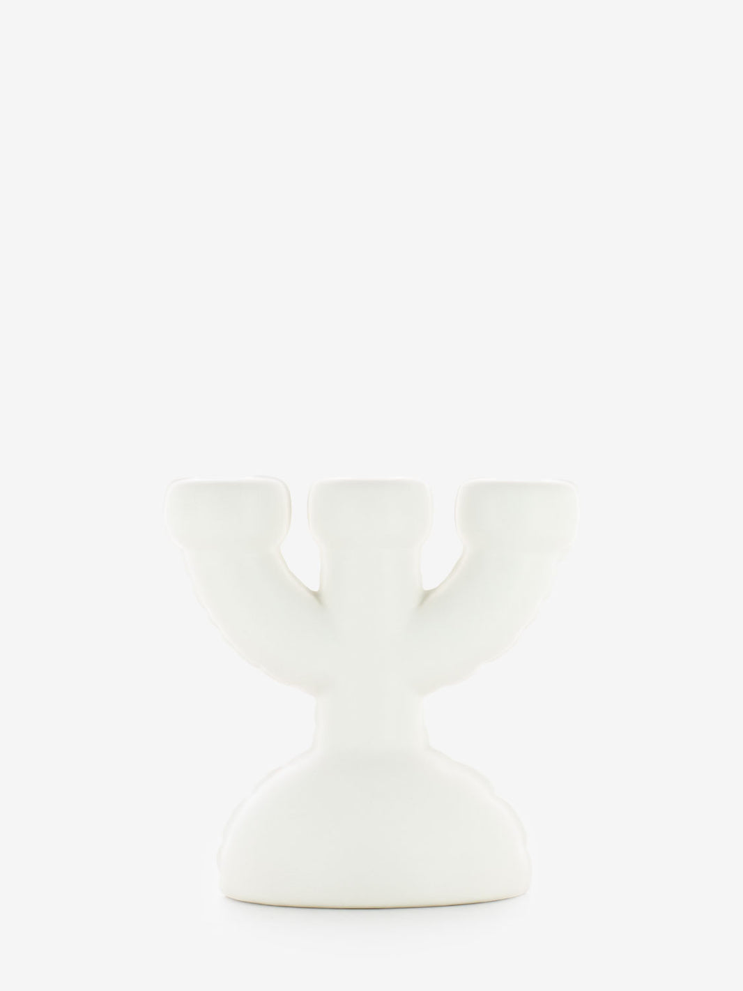 Candelabro Eric bone matte