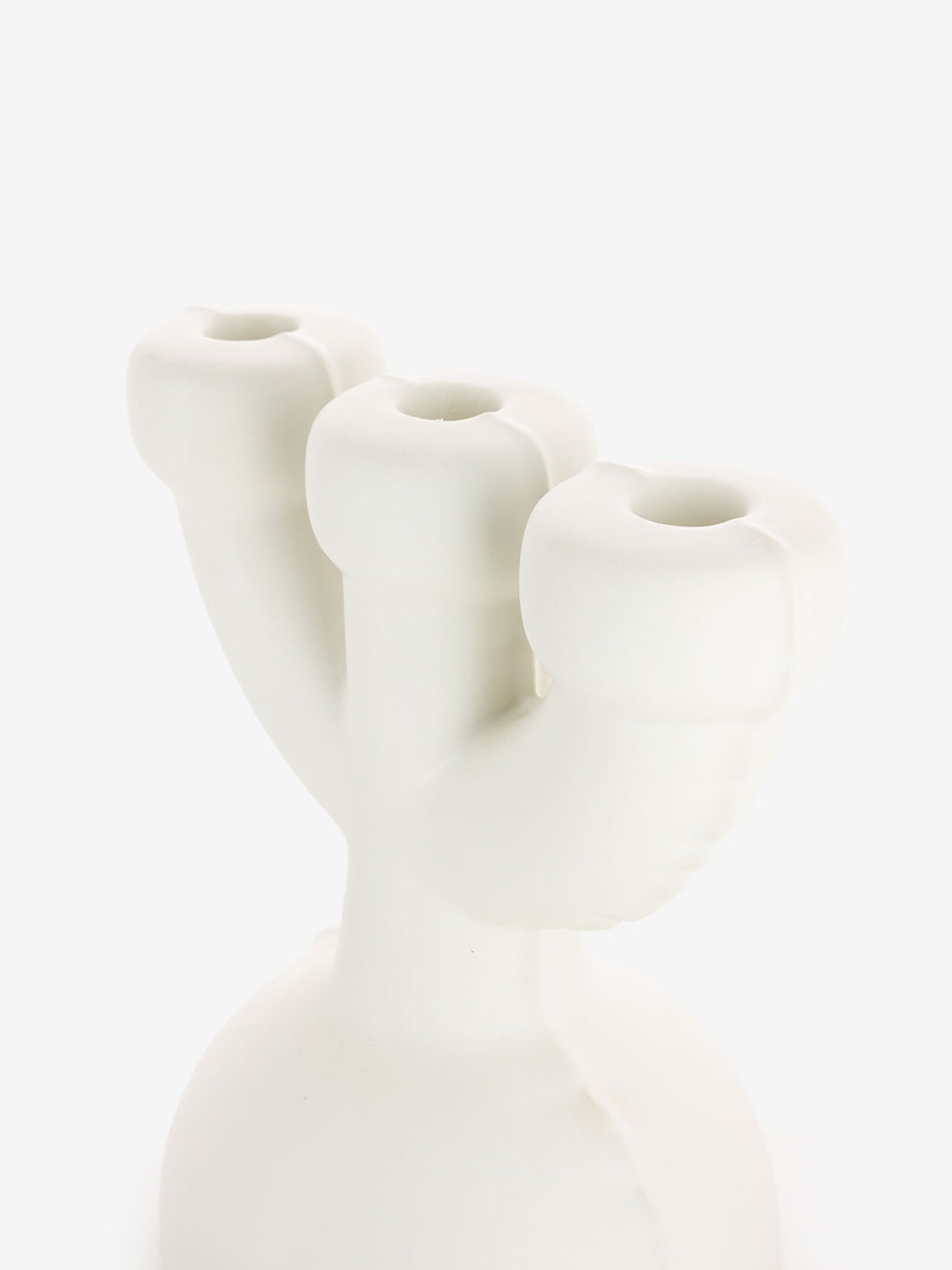 Candelabro Eric bone matte