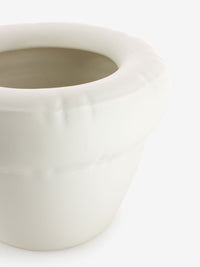 Planter Pierre bone matte