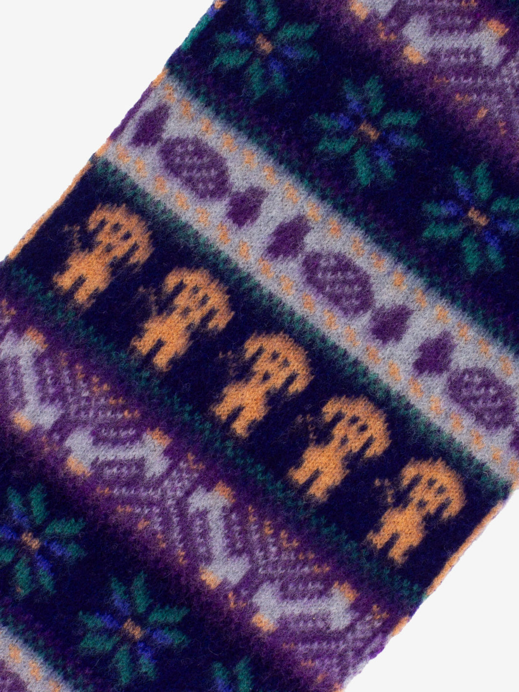 Cosmic dog scarf solid multicolor