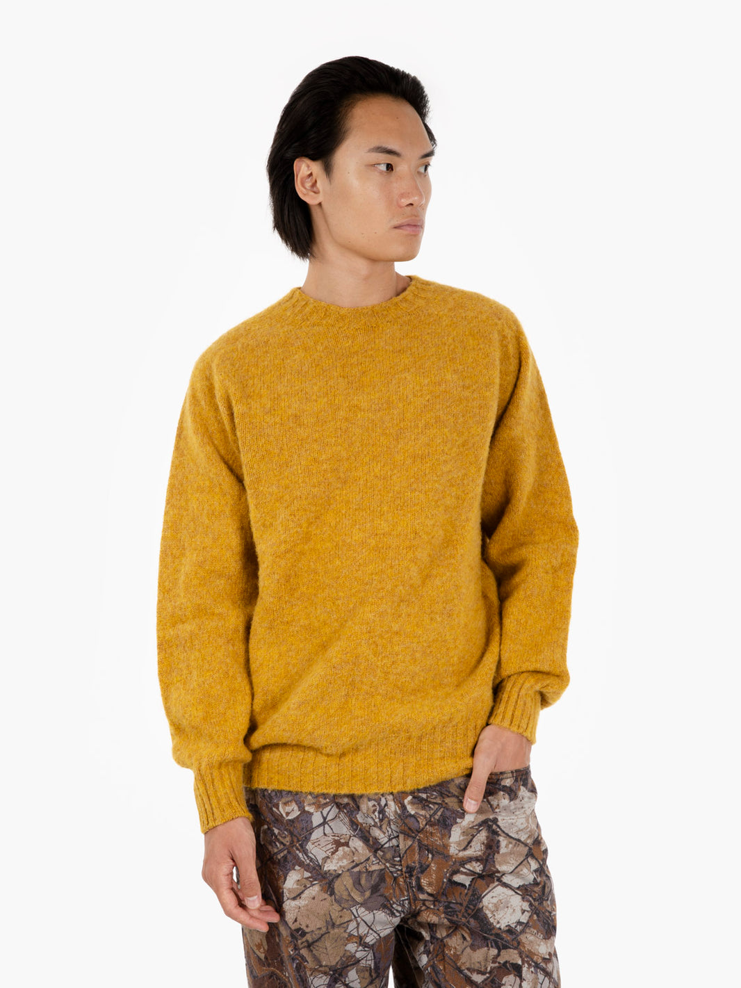 Maglione girocollo gold