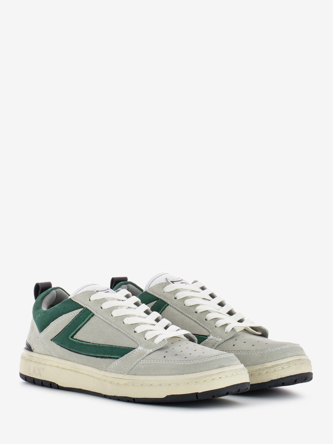 Starlight suede Low gray / green sneakers