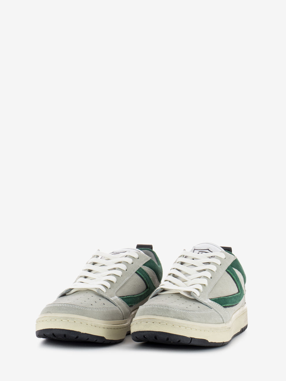 Starlight suede Low gray / green sneakers