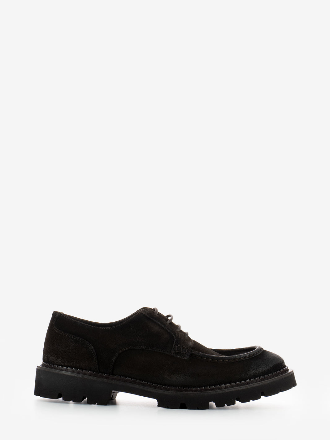 Scarpa ingegnere suede testa di moro