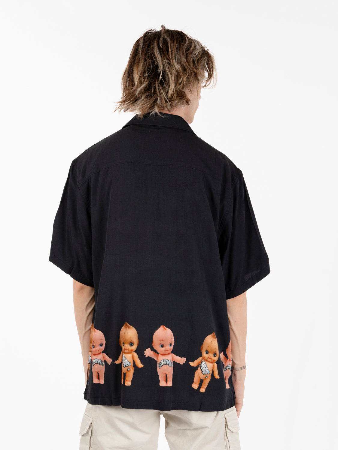 Camicia Tagged s/s resort black