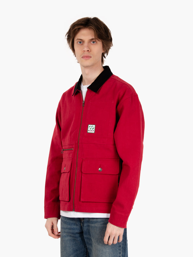 HUF - Chilton chore jacket cayenne