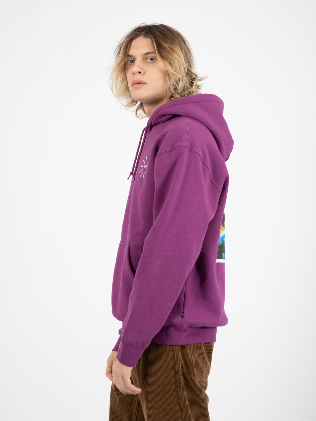 Felpa Digital DOmain hoodie grape