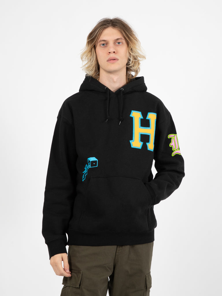 HUF - Felpa Fly Die hoodie black