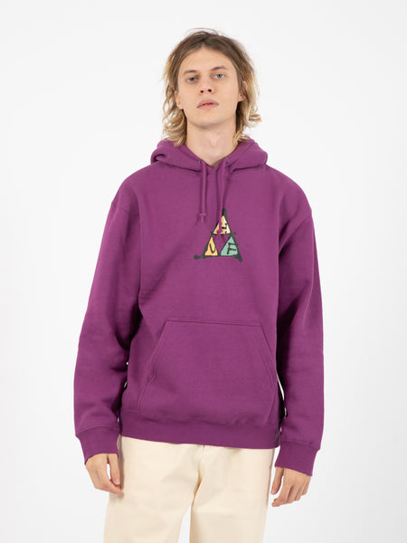 Felpa No-Fi triple triangle hoodie grape