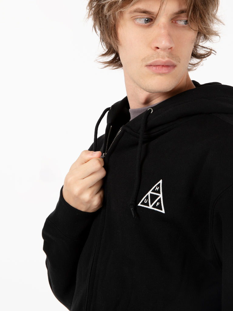 HUF - Felpa set TT F/Z hoodie black