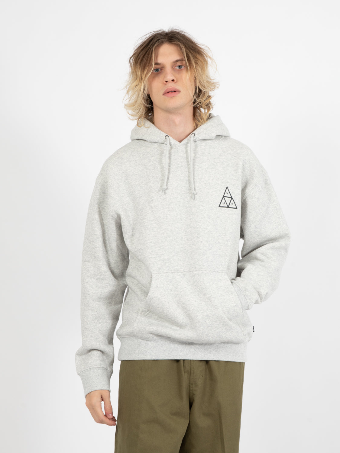 Felpa Set TT hoodie heather grey