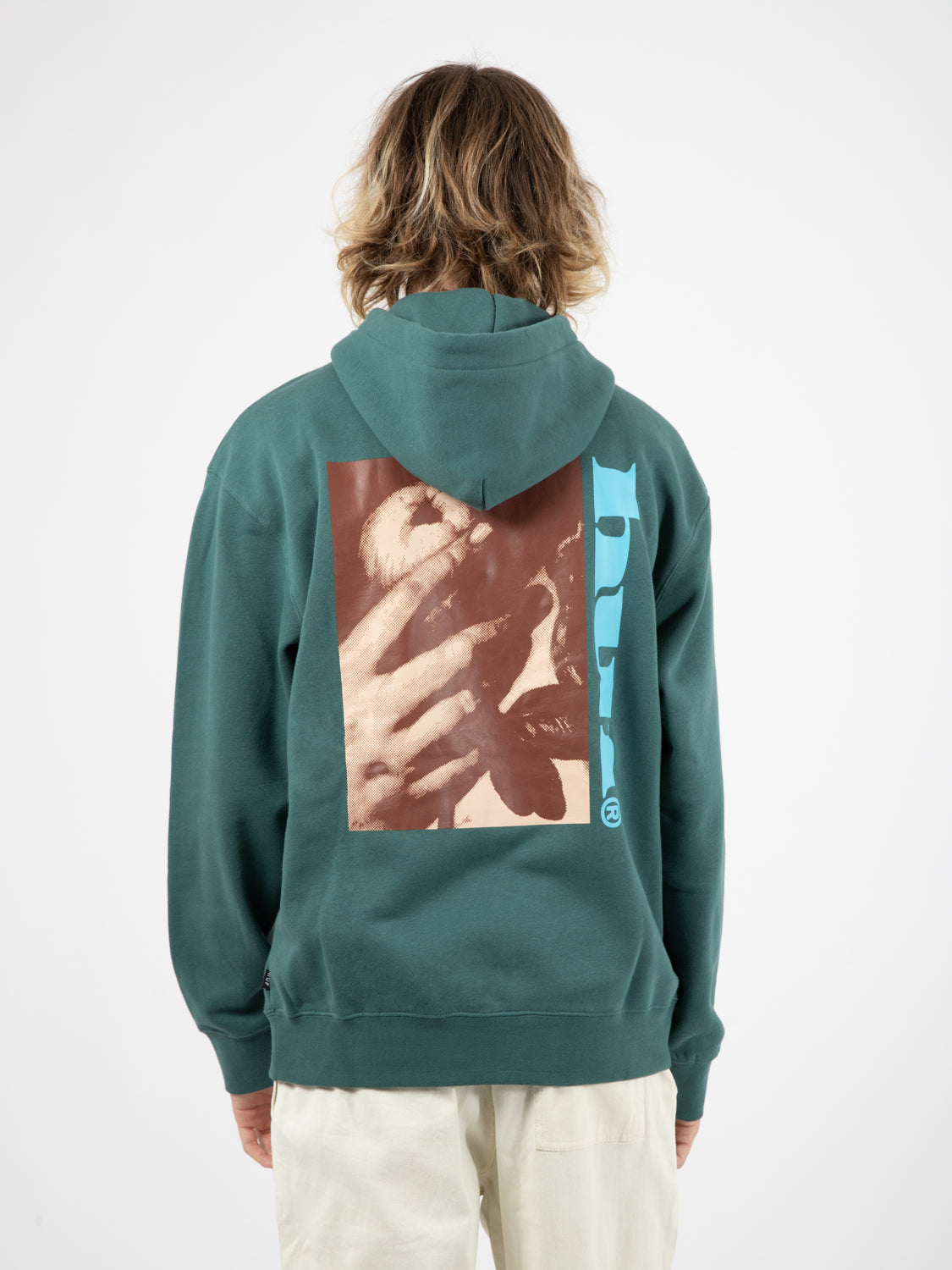 Felpa Street Knowledge hoodie pine
