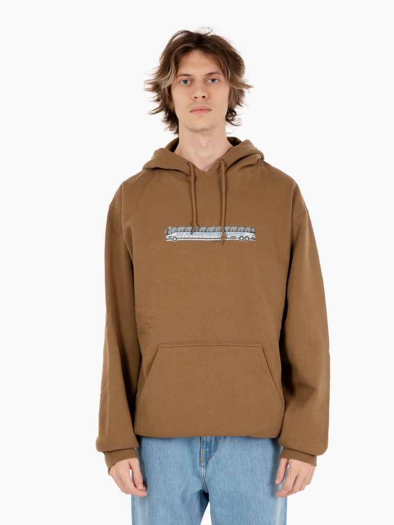 HUF - Felpa Transport hoodie mud