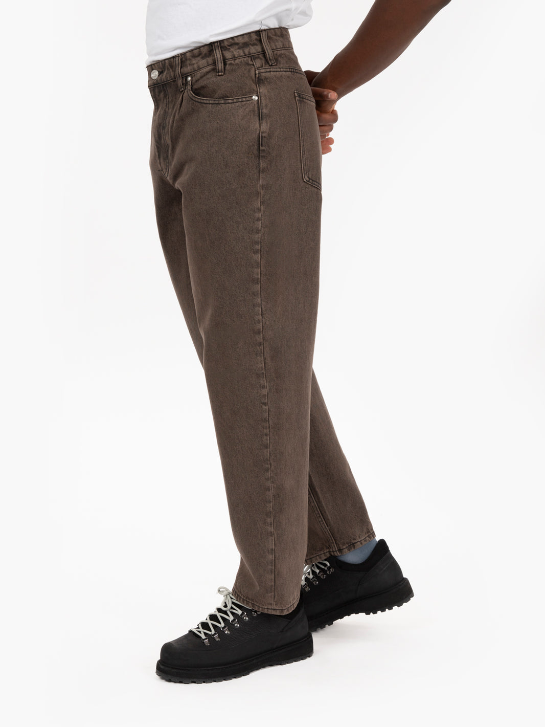 Jeans Cromer washed pant coffee